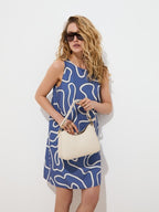 Vestido curto estampado Decenio
