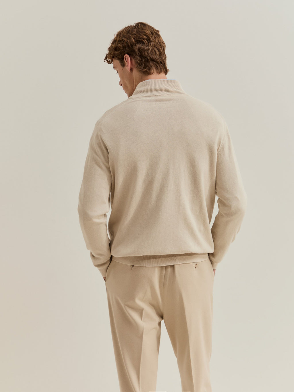 Camisola em algodão e caxemira