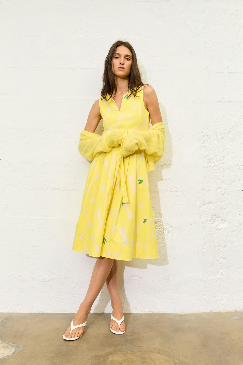 Vestido midi Oui