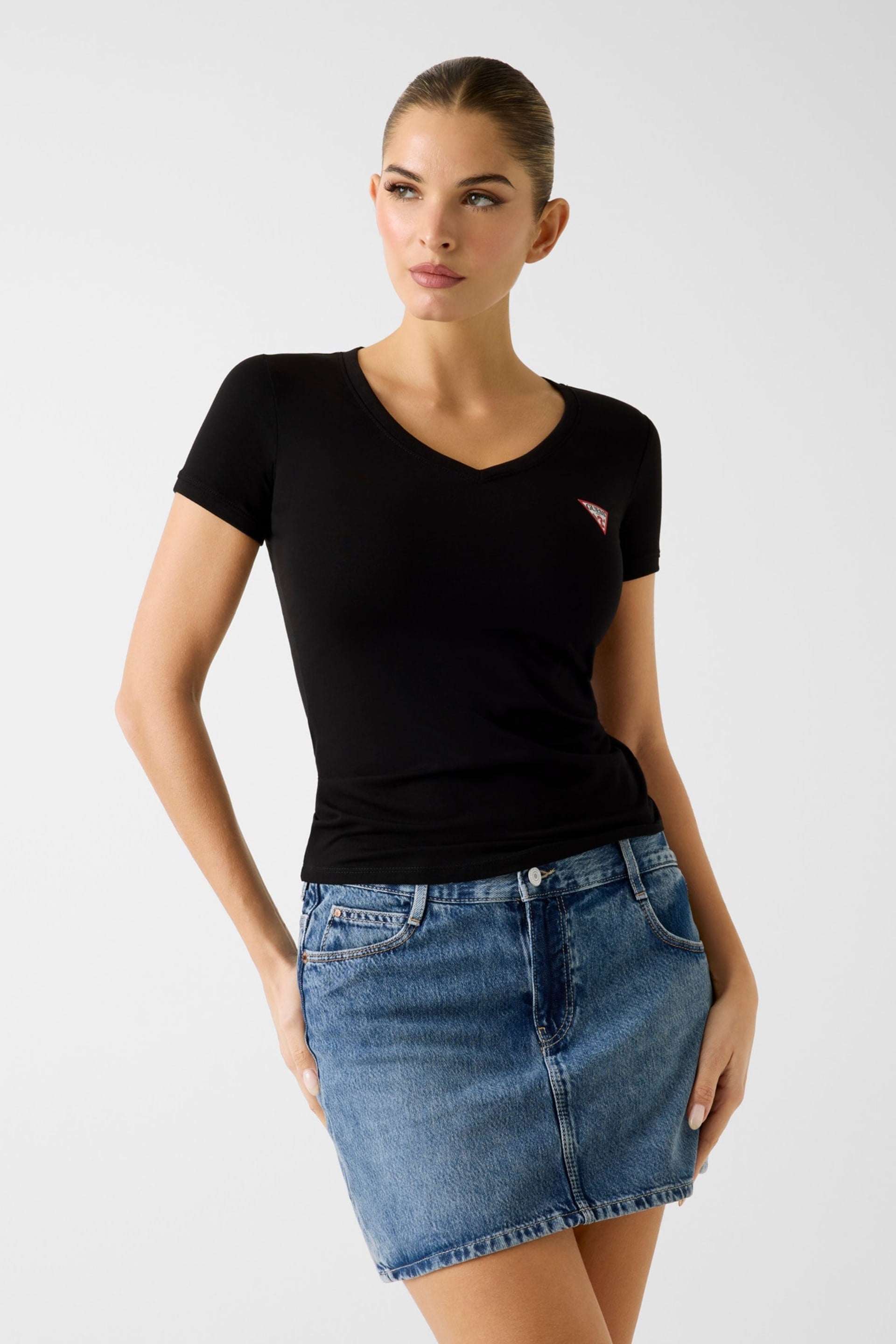 Tshirt Guess decote V