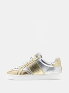 Sapatilha dourada/prateada Guess
