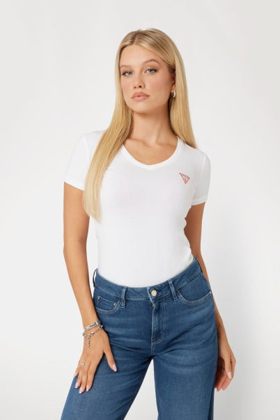 Tshirt Guess decote V