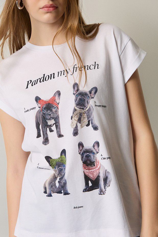 T-shirt "Pardon my French"
